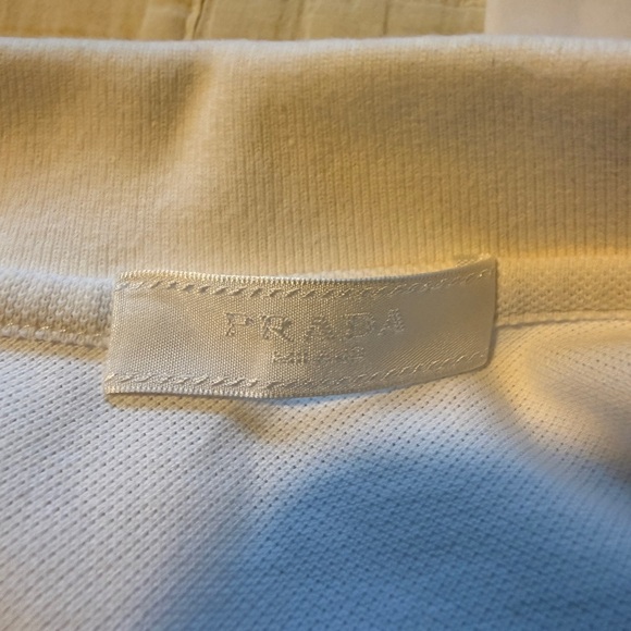 Prada White Polo Shirt with Red Accent - Picture 3 of 3